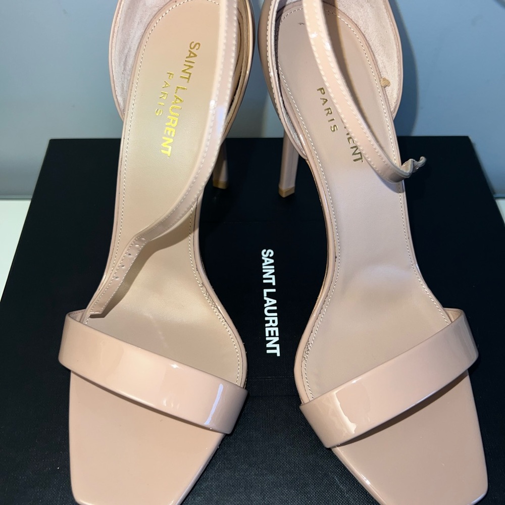 ***BRAND NEW ** Saint Laurent Amber Sandals - Picture 3 of 4